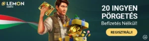 Lemon Casino 20 ingyenes pörgetés